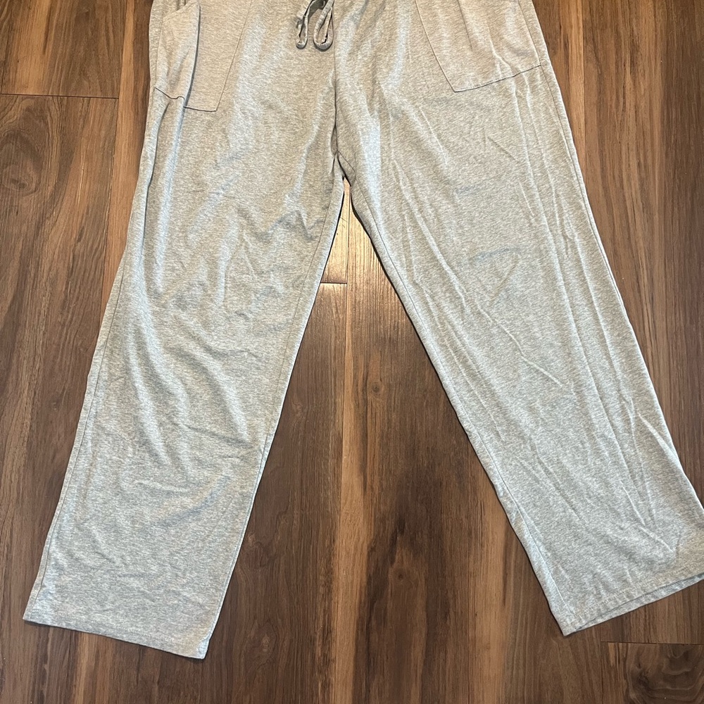 Light Gray Drawstring Lounge Pants
